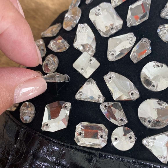 Azalea Wang LeBlanc Stiletto Jeweled Western Bootie - Picture 9 of 17